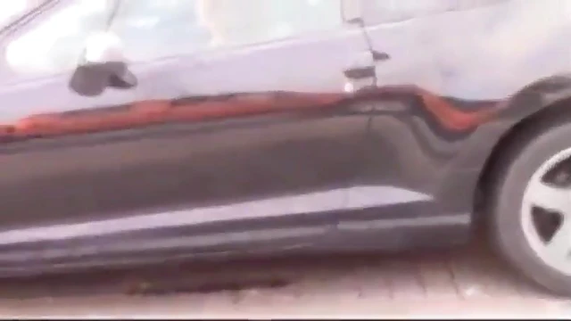 Mystery Girl Rubs Herself Wildly While Camera Inside Car