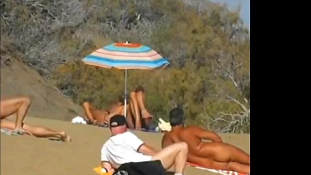 Bold Public Pleasure: Daring Masturbation Showcases Her Sensual Side On Beach