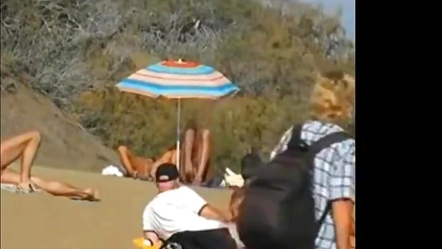 Bold Public Pleasure: Daring Masturbation Showcases Her Sensual Side On Beach