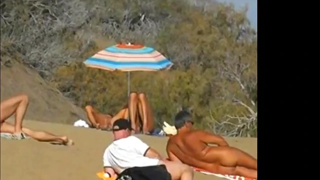 Bold Public Pleasure: Daring Masturbation Showcases Her Sensual Side On Beach