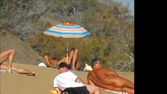 Bold Public Pleasure: Daring Masturbation Showcases Her Sensual Side On Beach