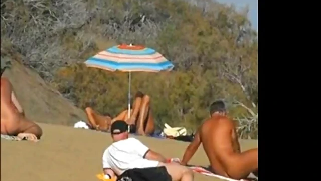 Bold Public Pleasure: Daring Masturbation Showcases Her Sensual Side On Beach