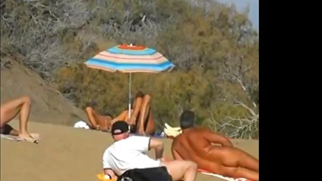 Bold Public Pleasure: Daring Masturbation Showcases Her Sensual Side On Beach