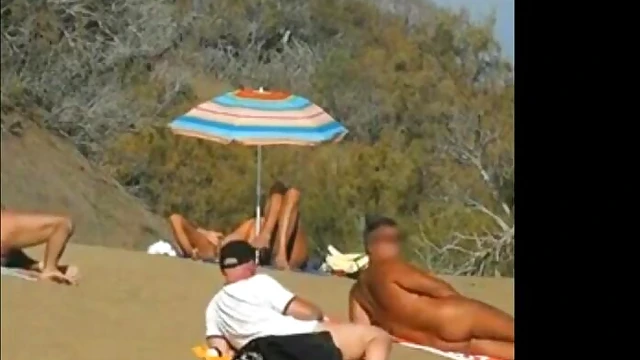 Bold Public Pleasure: Daring Masturbation Showcases Her Sensual Side On Beach