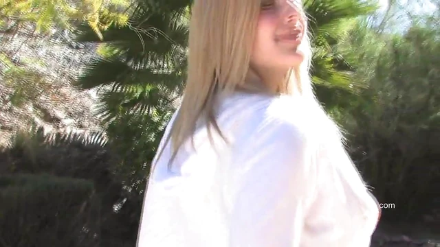 Sexy Danielle Shows Off Her Cunt & Natural Tits Without Missing A Beat