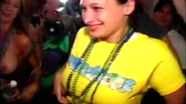 Excited Babes at Street Party Boldly Show Off Their Bodies for Fun Night Out