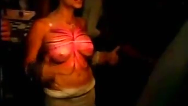 Excited Babes at Street Party Boldly Show Off Their Bodies for Fun Night Out