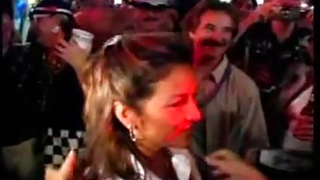 Excited Babes at Street Party Boldly Show Off Their Bodies for Fun Night Out