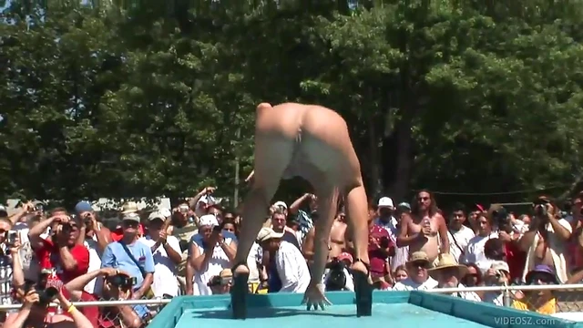 Long-haired Cowgirls in Heels Deliver Wild Outdoor Performance Delightfully