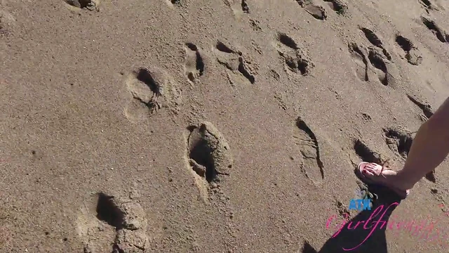 Cute Stranger Lindsay Lee Poses Seductively By The Sea Outdoors Video