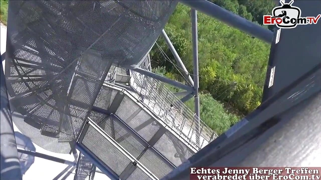 Cute Skinny German Redhead Teen Gets Caught & Fucked Publicly Sensually