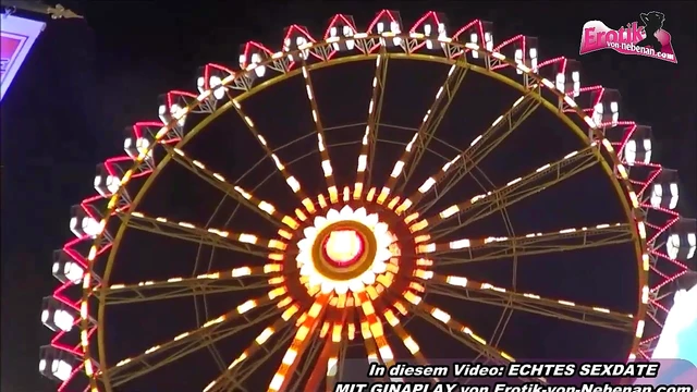 German Teen Gives Public Blowjob & Swallows Cum Deeply With Joy