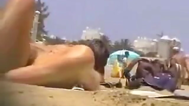 Beachside Bliss: Homemade Video Captures Pussy's Sultry Sunbathing Moments