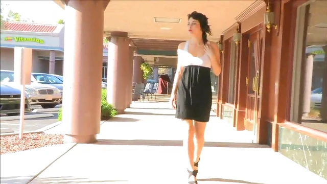 Charming Girl Reveals Her Sexy Boobs & Pussy Boldly In Public Place