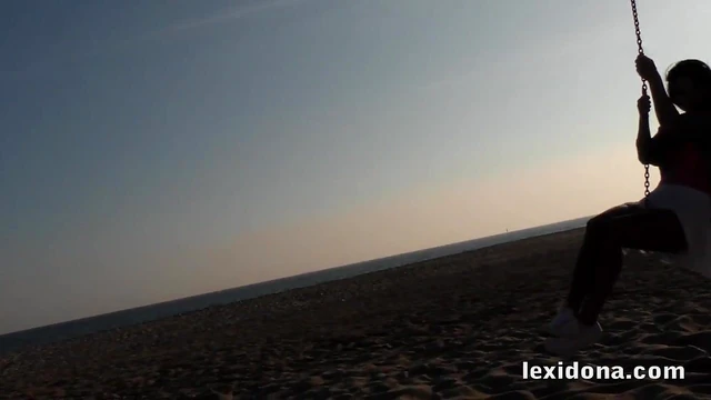 Lexi Dona Sunbathes Naked Outdoors and Enjoys Pleasing Moments Alone