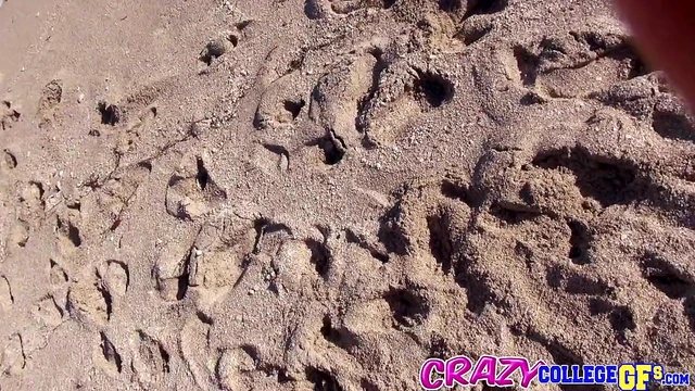 Sexy Lexy Villa & Friend Masturbate Together On Sunlit Beach Sands