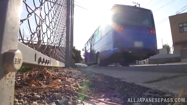 Slutty Japanese Woman Gets Gang-Banged Hard Inside Bus Vibes