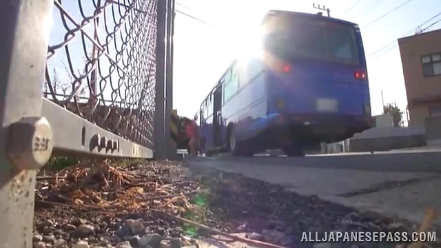 Slutty Japanese Woman Gets Gang-Banged Hard Inside Bus Vibes