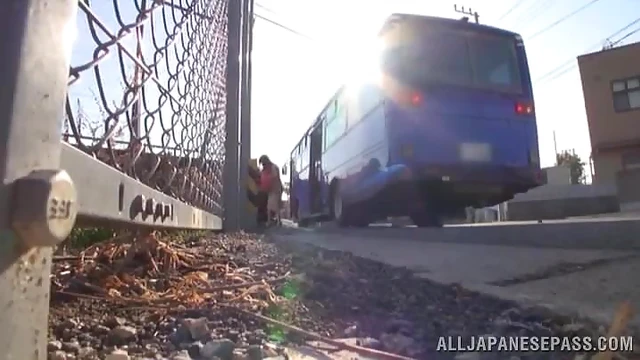 Slutty Japanese Woman Gets Gang-Banged Hard Inside Bus Vibes