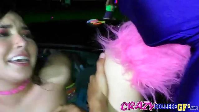 Sexy Princess Karlee Grey Gives Car Blowjob Then Gets Fucked Hard