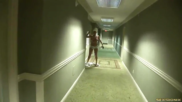 Curvy Cowgirl Shows Off Her Big Tits Post-Street Party Temptation