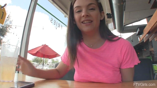 Seductive Glasses-Wearing Chick Devon Moans Loudly During Public Playtime