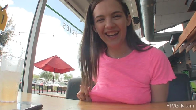 Seductive Glasses-Wearing Chick Devon Moans Loudly During Public Playtime