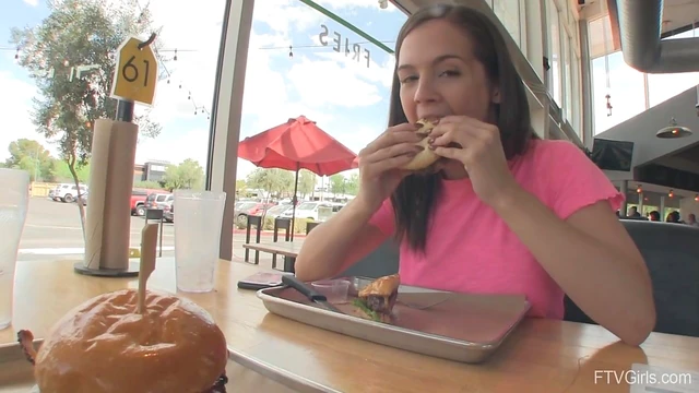 Seductive Glasses-Wearing Chick Devon Moans Loudly During Public Playtime