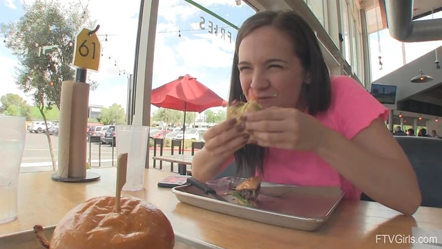 Seductive Glasses-Wearing Chick Devon Moans Loudly During Public Playtime