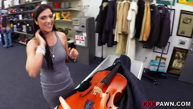 Pawn Shop Chick Fucks Dealer Hard For A Better Price On Her Item