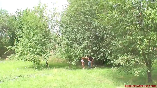 Hot Blonde Slut Alexa Gets Hardcore Forest Fuck from Stud Guy