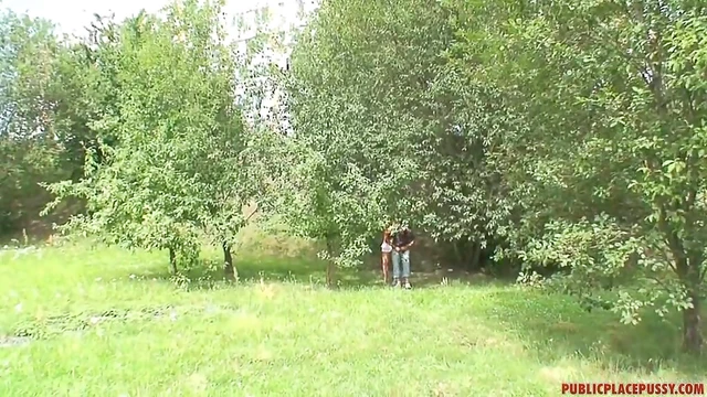 Hot Blonde Slut Alexa Gets Hardcore Forest Fuck from Stud Guy