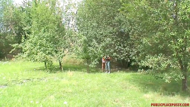 Hot Blonde Slut Alexa Gets Hardcore Forest Fuck from Stud Guy