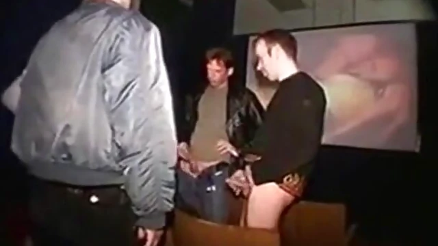 Seductive Brunette Takes Him Deep in Cinema Before Hot FuckSession