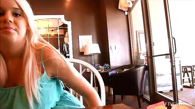 Sexy Alexis Lifts Dress High Revealing Pussy In Public For All To See