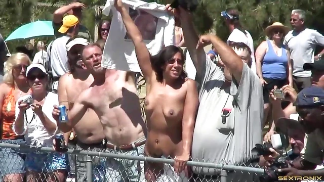 Curvy Blonde Glasses-Wearer Teases with Stunning Huge Boobs Up Close