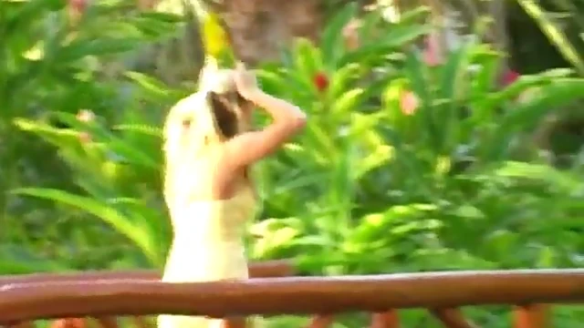 Sexy Alison Angel Teases With Shaved Pussy In Public View