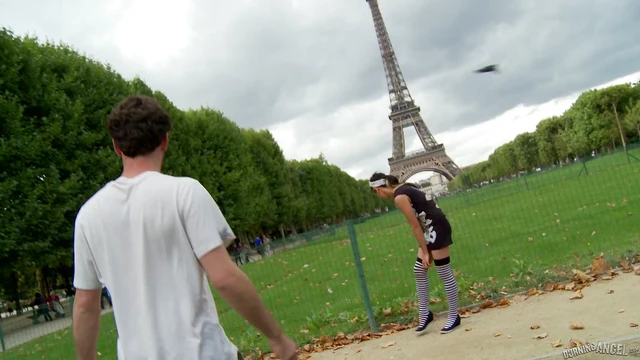 Filthy Whore Gets Fucked Hard On National Monument Outdoors