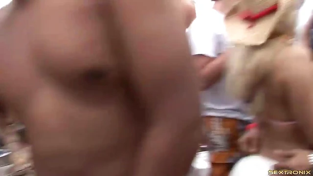 Blonde Bombshell Reveals Her Perfect Tits in Seductive Beach Bikini Showdown