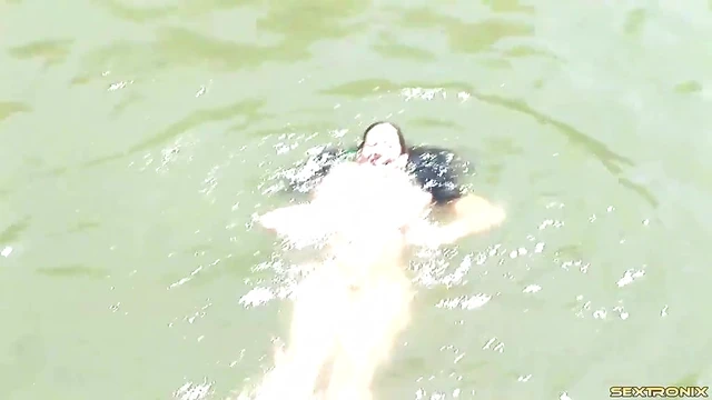 Sexy Bikinis Hit Lake Party with Wet Outdoor Orgies On Deck