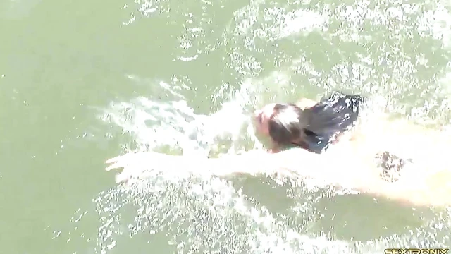 Sexy Bikinis Hit Lake Party with Wet Outdoor Orgies On Deck