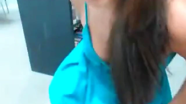 Naughty Geek Girl Rocks Her Phat Ass While Soloing in Library Silence