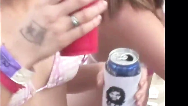 Sexy Beach Party Girls Tease & Seduce Each Other With Forbidden Pleasures