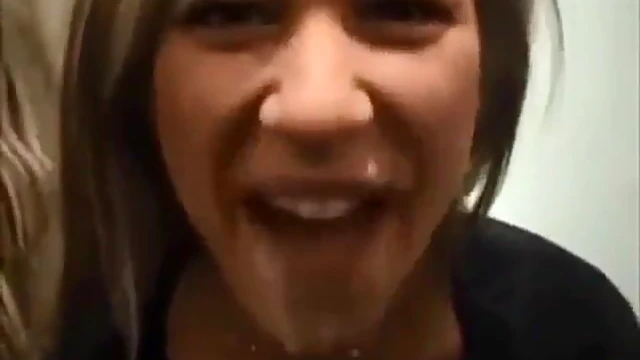 Sizzling Blonde Tempts Him Before Cumming All Over Her Mouth