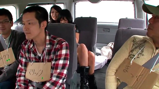 Hot Asian Beauty Gives Blowjob Before Getting Hardcore Drilled On Bus Ride