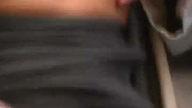 Sizzling Brunette Shows Off Her Stunning Tits While Pleasuring Herself Publicly