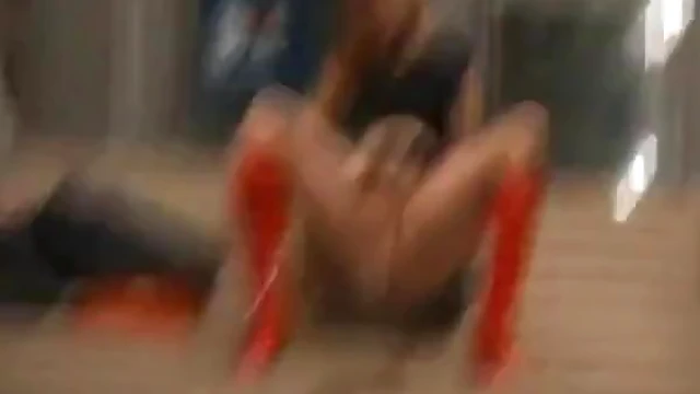 German Slut Pisses on Staircase Near Train Station Publicly