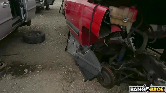 Passionate Redhead Aidra Fox Gets Fucked Outside by Her Lover