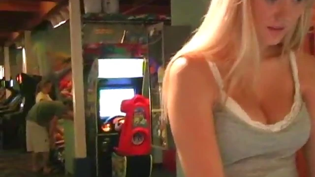 Sultry Blonde Teases with Natural Pics While Exposing Tantalizing Boobs Outside