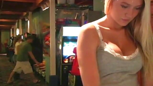 Sultry Blonde Teases with Natural Pics While Exposing Tantalizing Boobs Outside